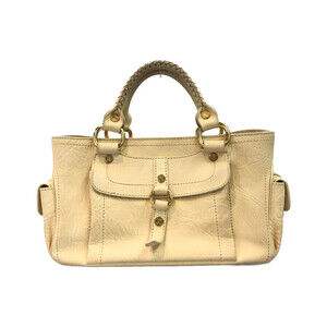 Celine Boogie Shoulder Bag Beige Tan
